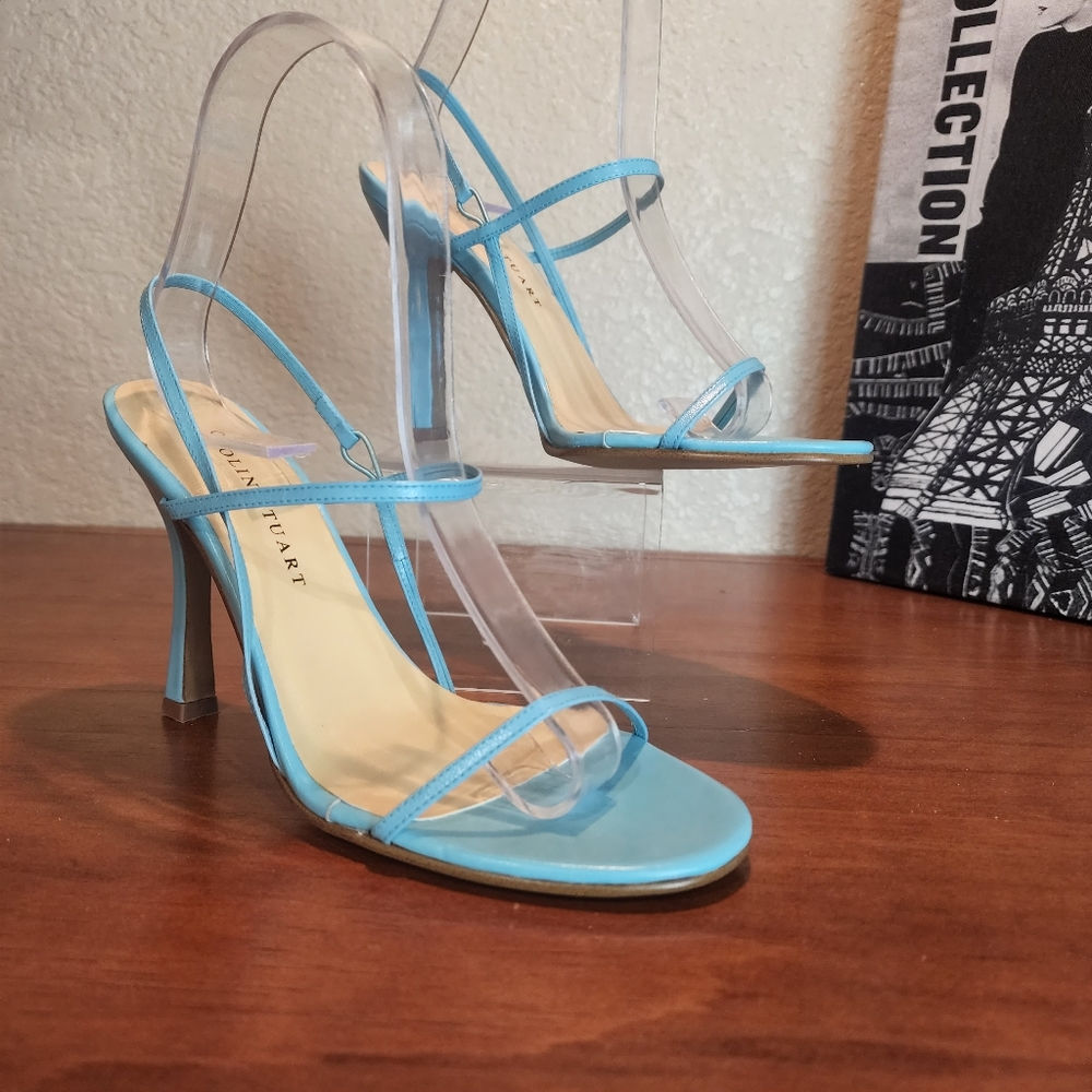 Colin Stuart  Leather Turquoise Sandal